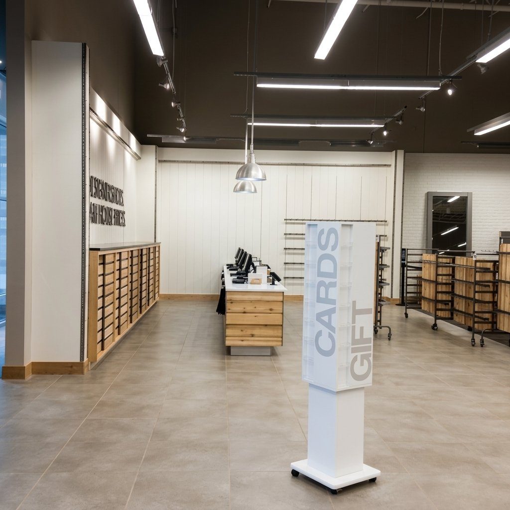 DSW checkout counter area, Holly Springs, NC